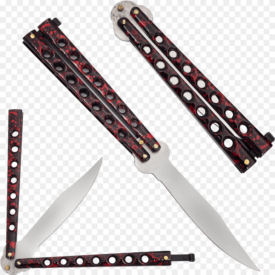Red Bokeh Paint Splatter Drop Point Dual Flip Side Knife, Blade, Weapon, Dagger Free Transparent Png