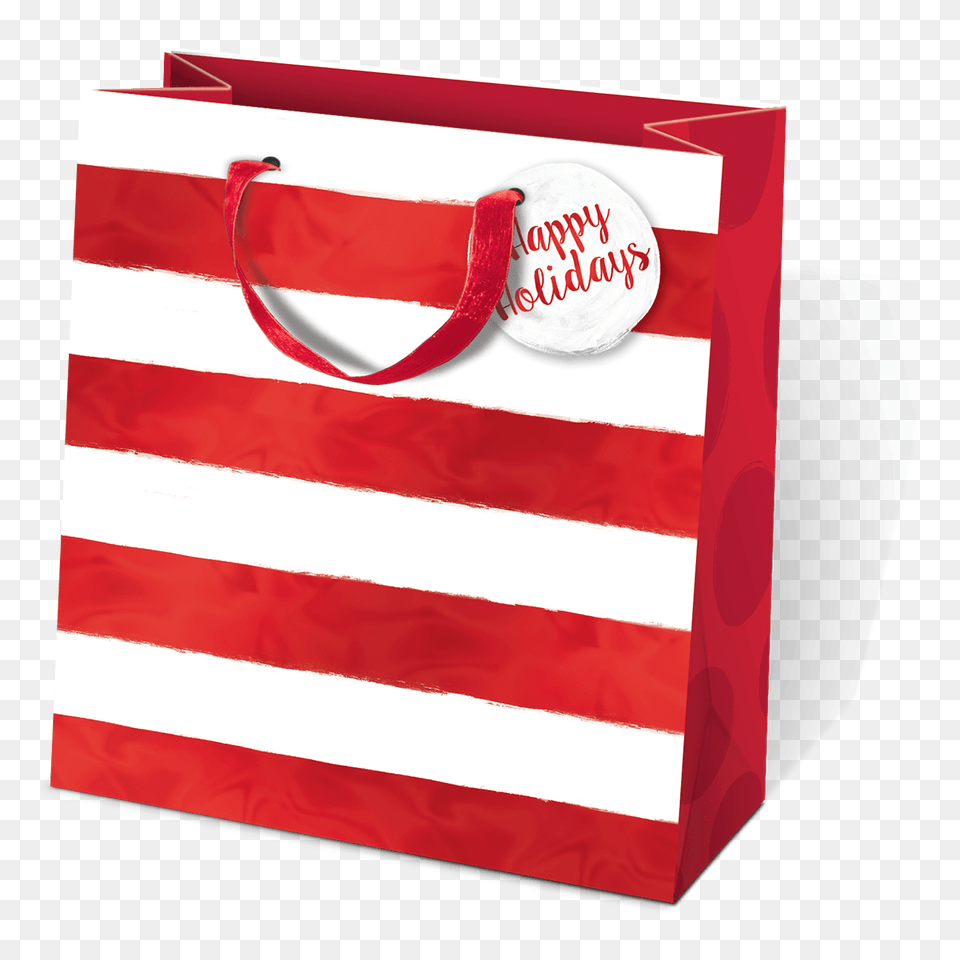 Red Bold Dot Medium Gift Bag Lady Jayne, Flag, Shopping Bag, Tote Bag Free Png Download