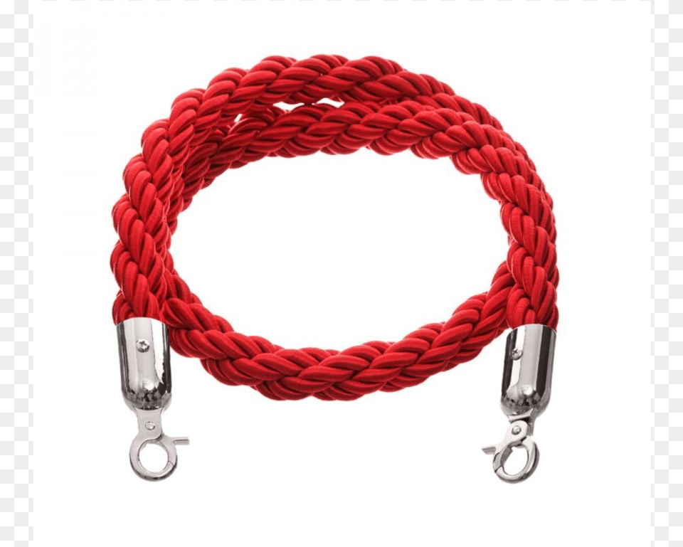 Red Bollard Rope Rope, Accessories, Bracelet, Jewelry Png Image
