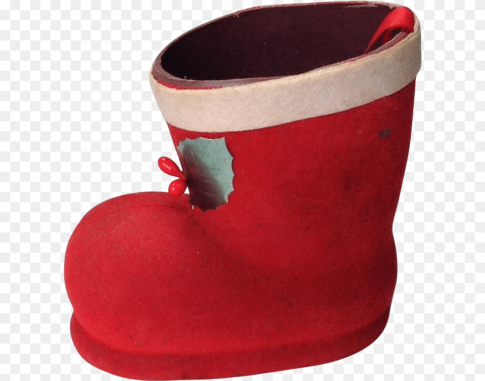 Red Boot Santa, Clothing, Hosiery, Christmas, Christmas Decorations Free Png