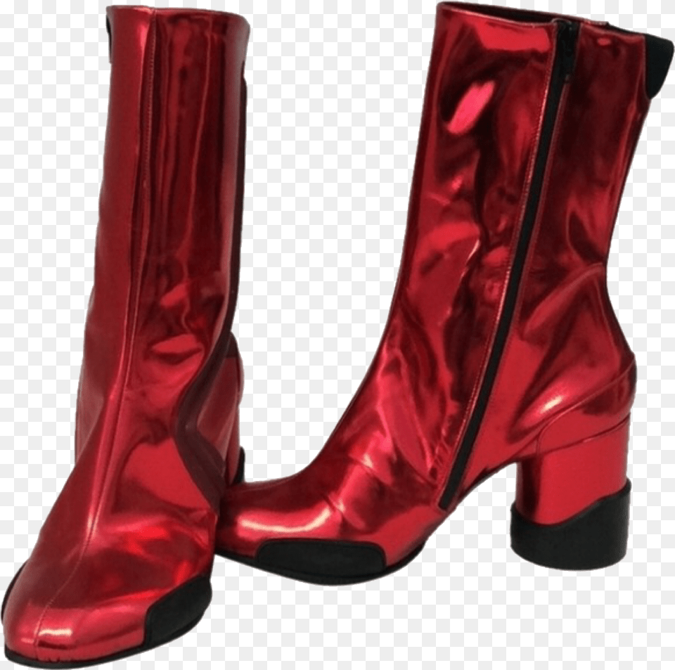 Red Boots, Clothing, Footwear, High Heel, Shoe Free Transparent Png