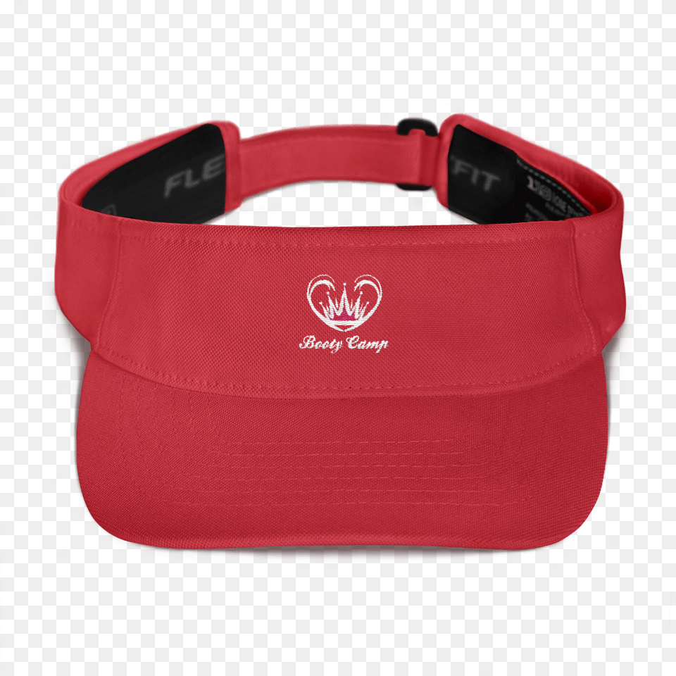 Red Booty Camp Visor Empowered Fitness, Accessories, Baseball Cap, Cap, Clothing Free Png