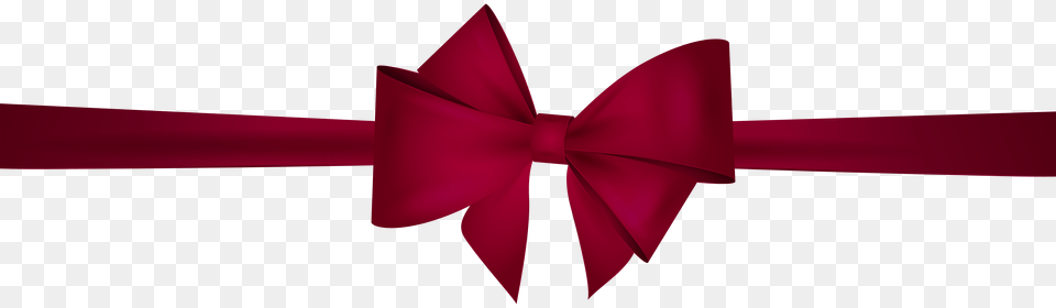 Red Bow Clip, Maroon Free Transparent Png