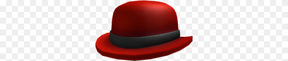 Red Bowler Roblox Red Bowler, Clothing, Hat, Sun Hat, Hardhat Free Png
