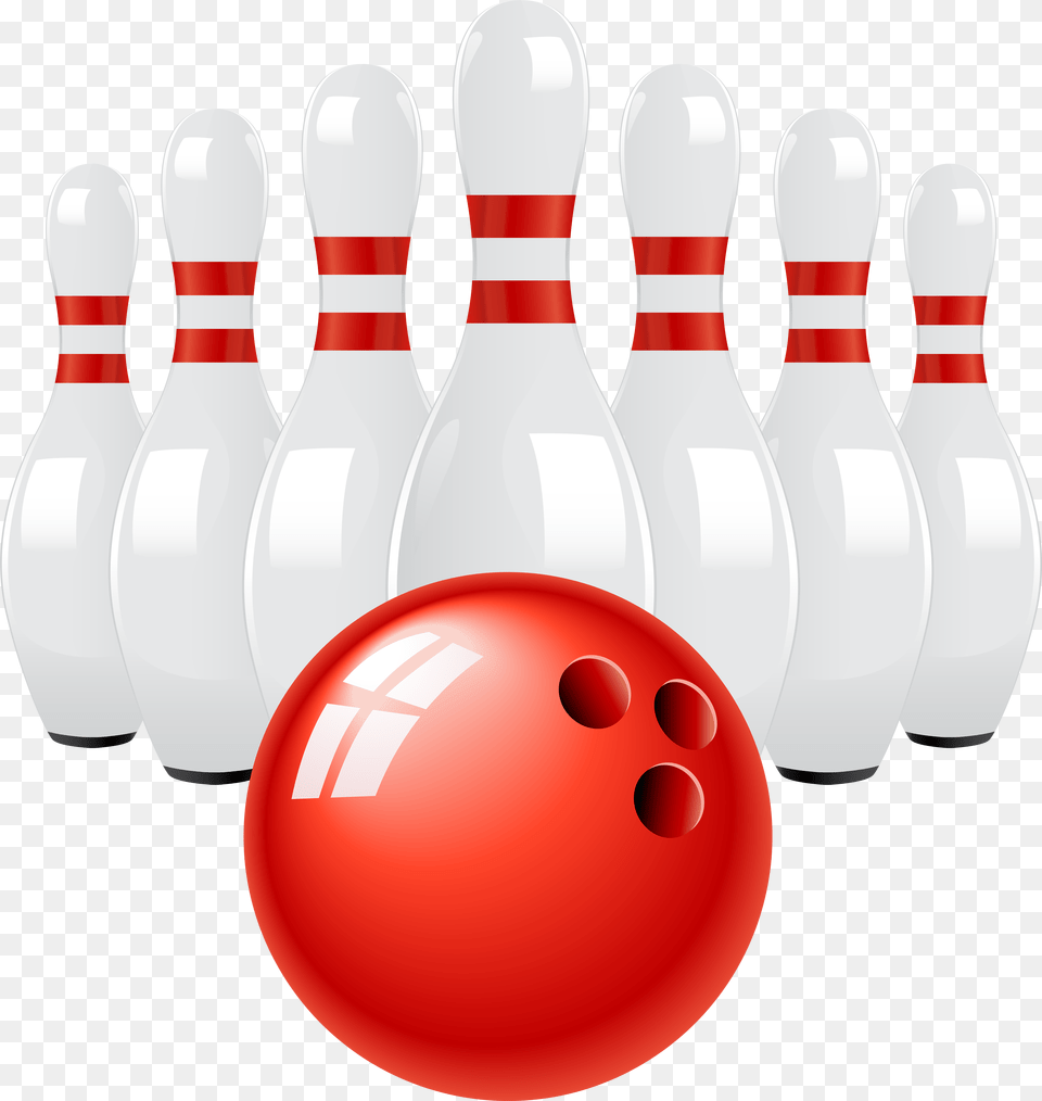 Red Bowling Ball And Pins Clip Art, Leisure Activities, Bowling Ball, Sport Free Transparent Png