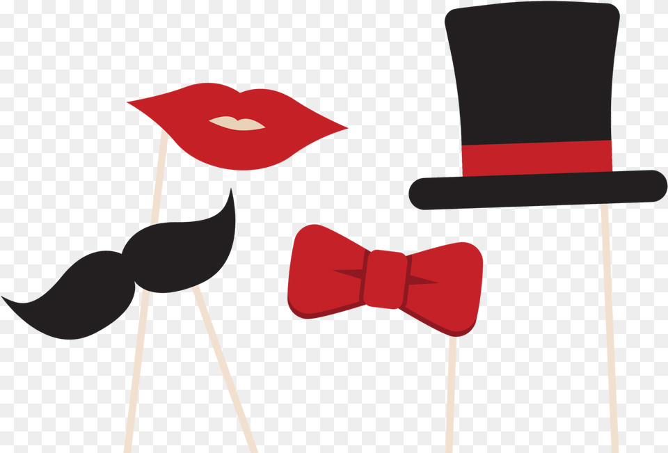 Red Bowtie Photobooth, Accessories, Formal Wear, Tie, People Free Png Download