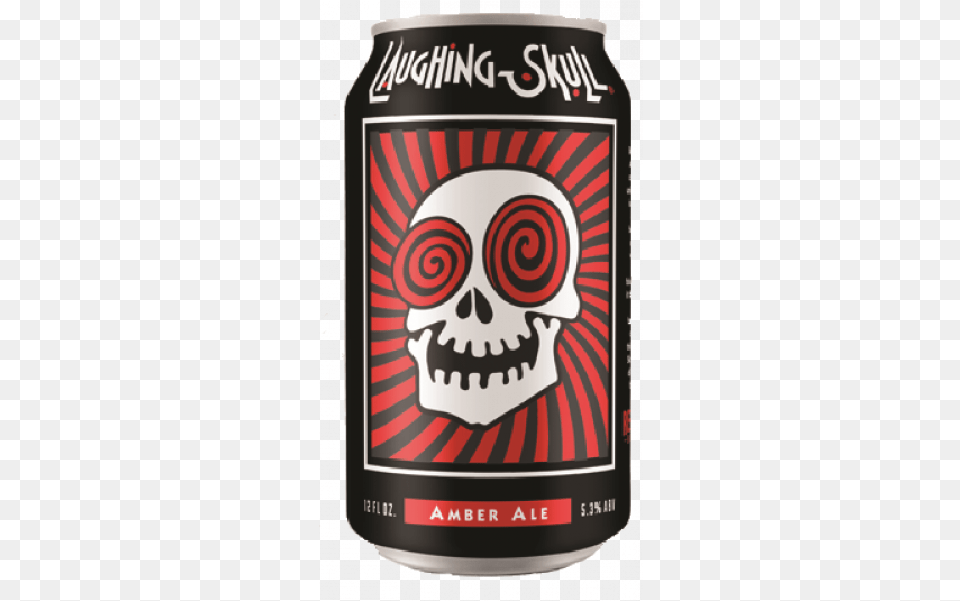 Red Brick Laughing Skull Laughing Skull Beer, Alcohol, Beverage, Lager, Can Free Png