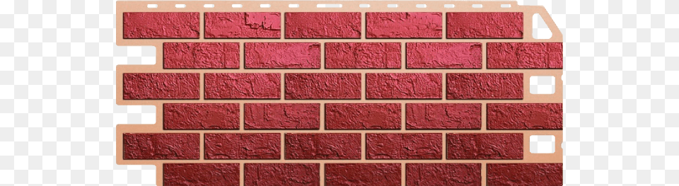 Red Brick Metallicheskij Sajding Pod Kirpich Kupit Minsk, Architecture, Building, Wall, Cross Free Png Download