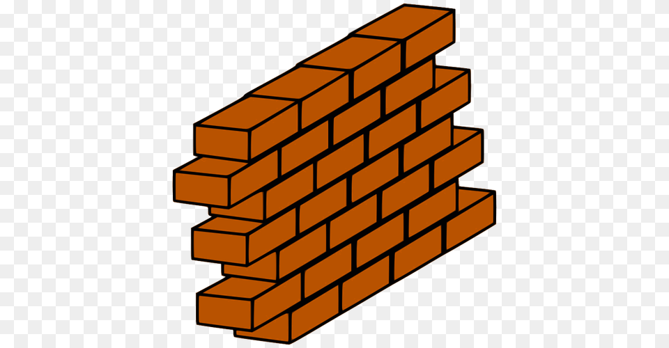 Red Brick Wall With Bricks Sticking Out Vector Clip Art Public, Lumber, Wood Png Image
