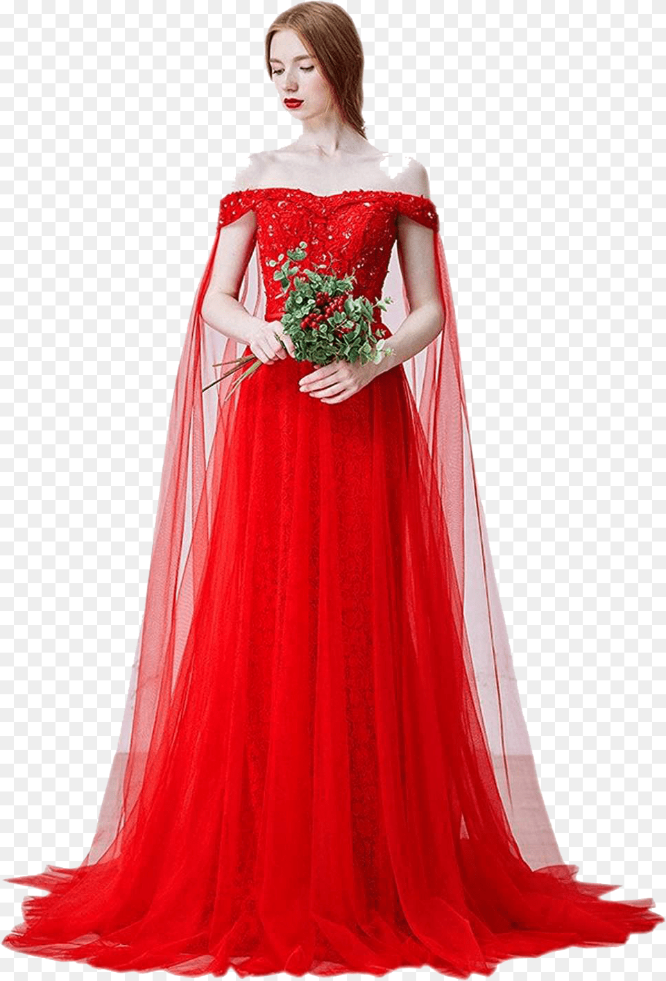 Red Bridal Gowns Download Dress, Wedding Gown, Clothing, Fashion, Wedding Png Image
