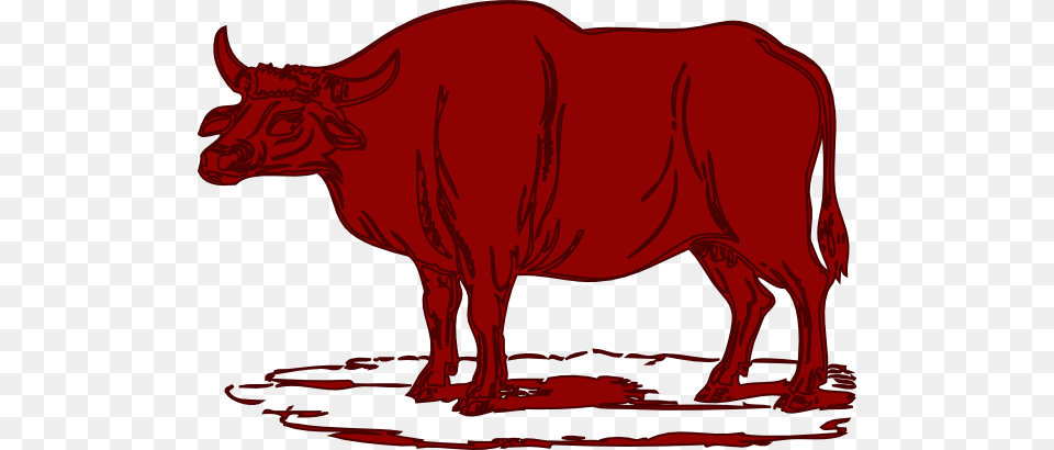 Red Brown Cow Clip Art, Animal, Buffalo, Bull, Cattle Free Png