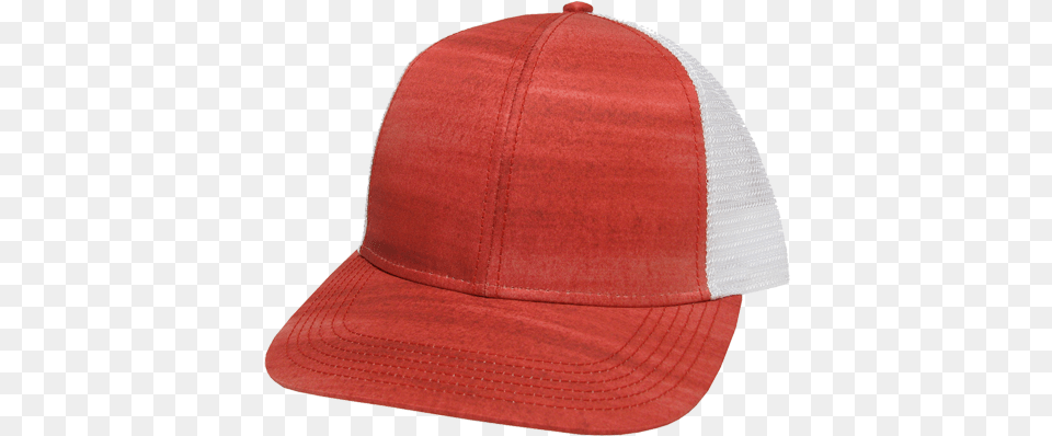 Red Brushstroke Trucker Red, Baseball Cap, Cap, Clothing, Hat Png Image