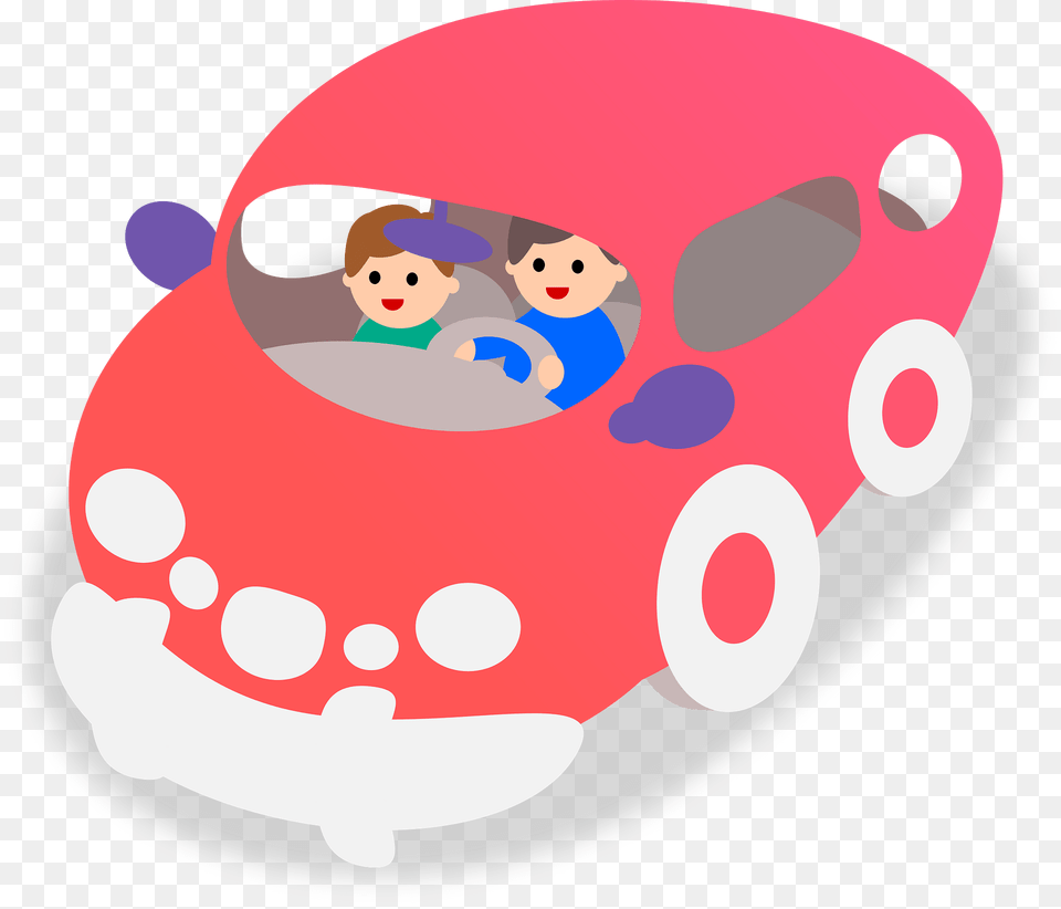 Red Bubble Car Clipart, Baby, Birthday Cake, Cake, Cream Free Png Download