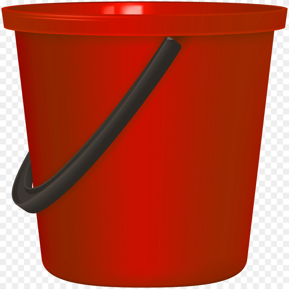 Red Bucket Clip Art Free Transparent Png
