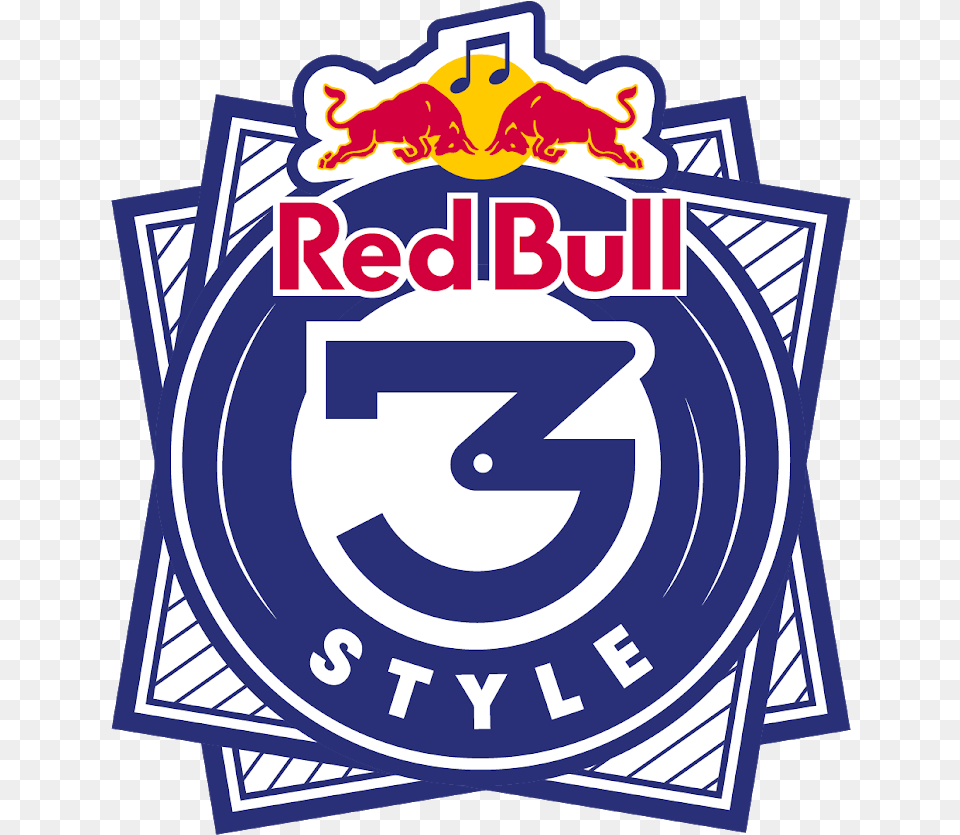Red Bull 3style 2019, Badge, Logo, Symbol, Emblem Png Image