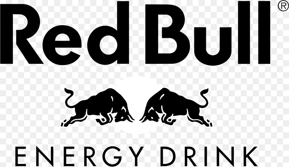 Red Bull Black Red Bull Logo, Stencil, Animal, Canine, Dog Png