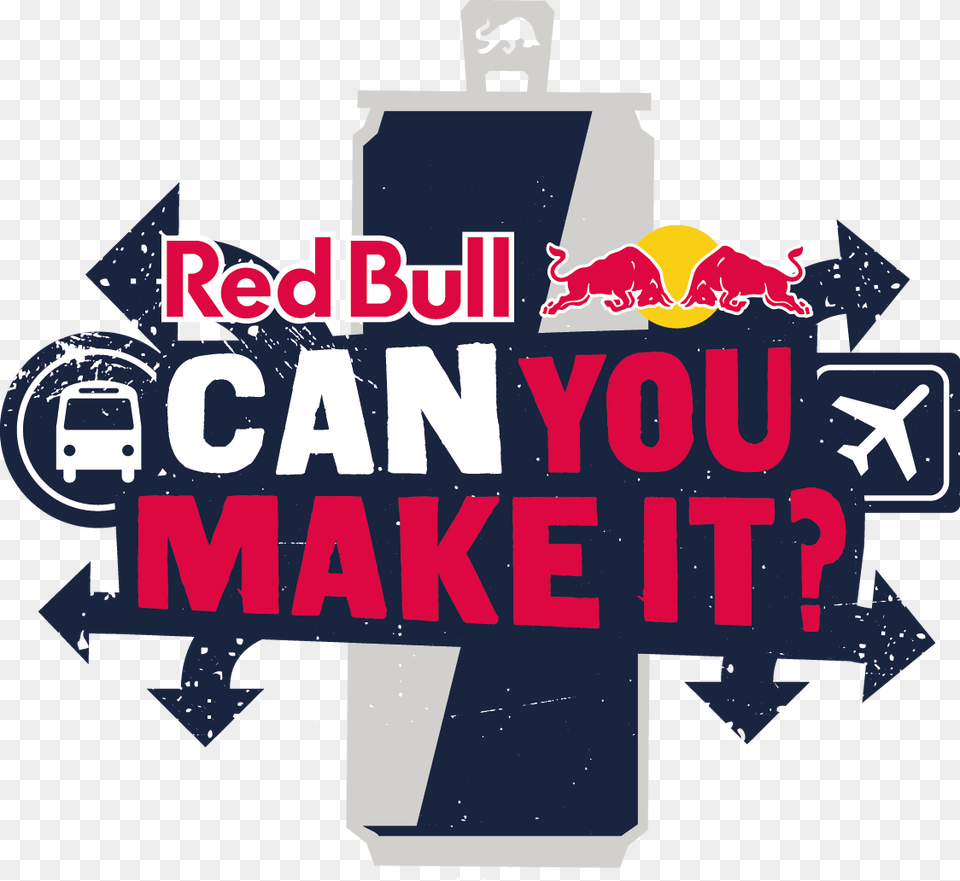 Red Bull Can You Make It Logo Redbull Can You Make It Logo, People, Person, Advertisement, Poster Free Transparent Png