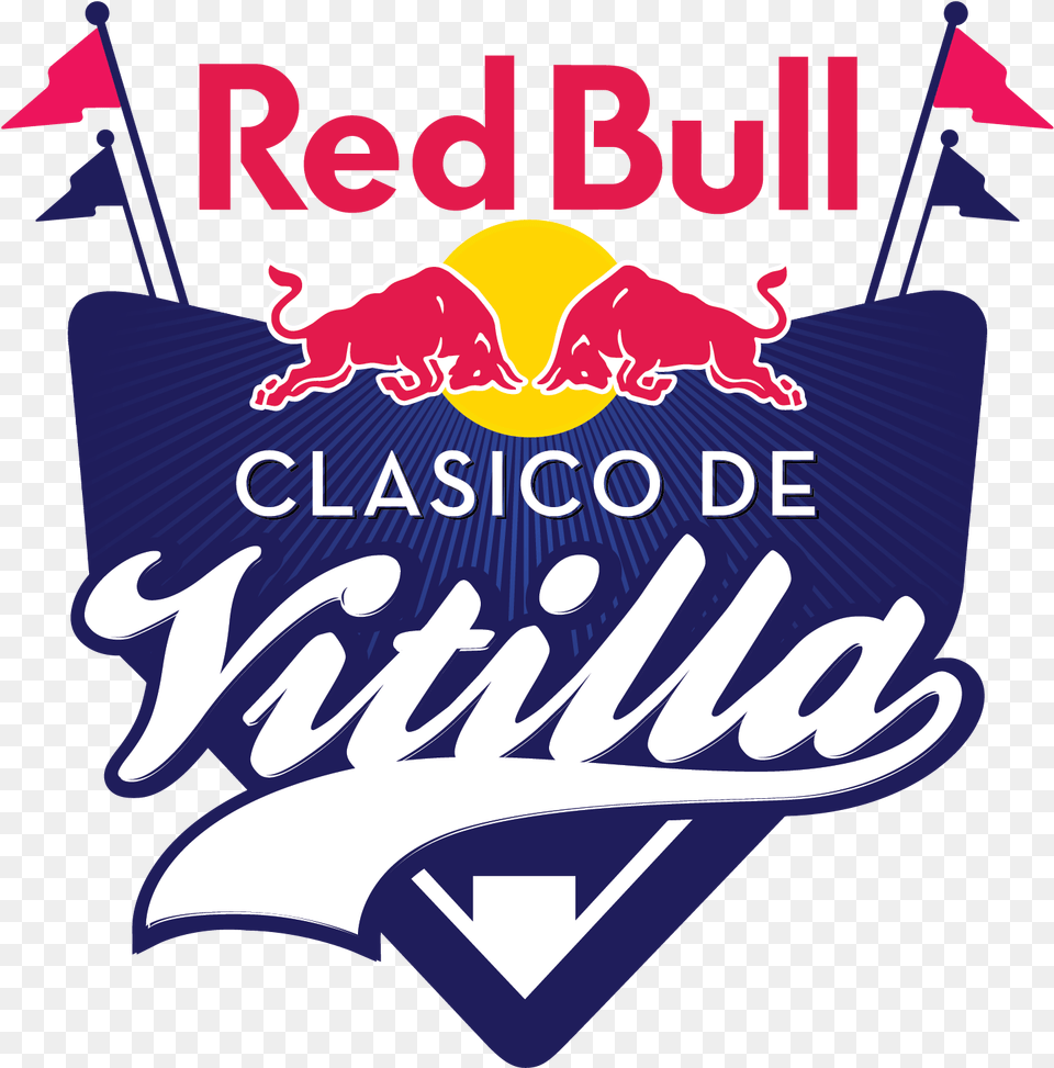 Red Bull Clasico De Vitilla Red Bull, Advertisement, Poster, Logo, Animal Free Png Download