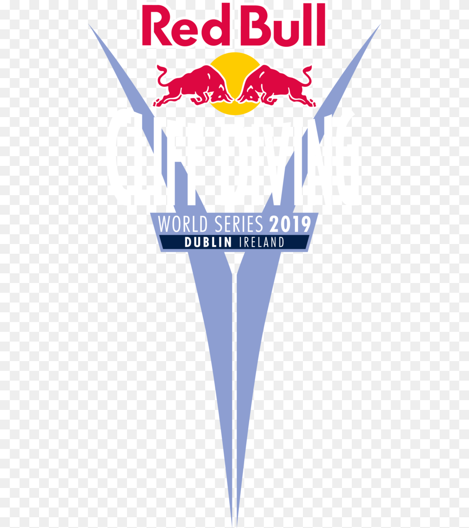 Red Bull Cliff Diving Logo, Advertisement, Poster Png Image