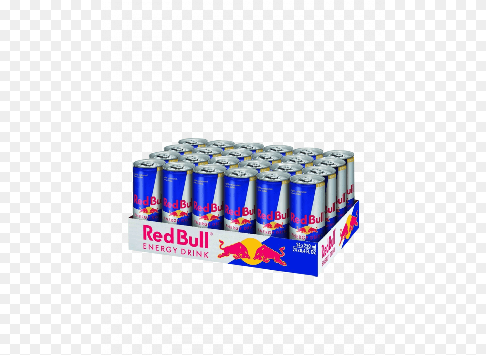 Red Bull Energy Drink 24 X 250ml Can Red Bull Case, Aluminium, Tin Free Png