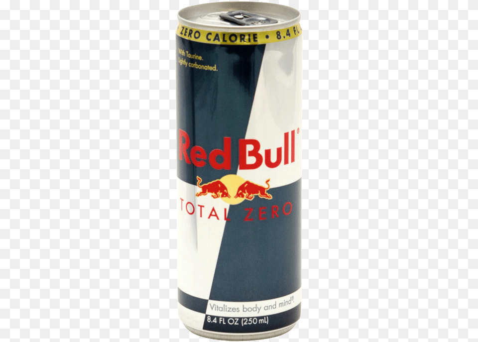 Red Bull Energy Total Zero, Can, Tin, Alcohol, Beer Png