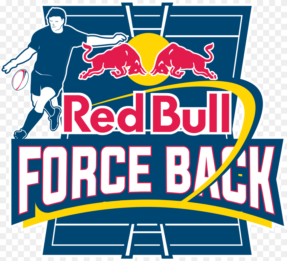 Red Bull Force Back Red Bull, Adult, Advertisement, Person, Man Free Png Download