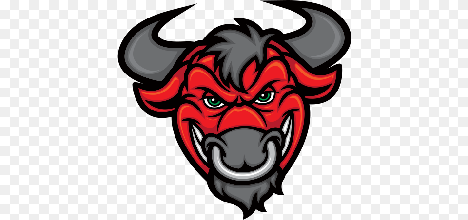 Red Bull Head Angry Bull, Animal, Buffalo, Mammal, Wildlife Free Png Download