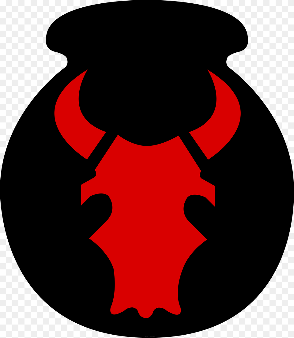 Red Bull Infantry Division Ssi, Animal, Mammal, Person Png Image