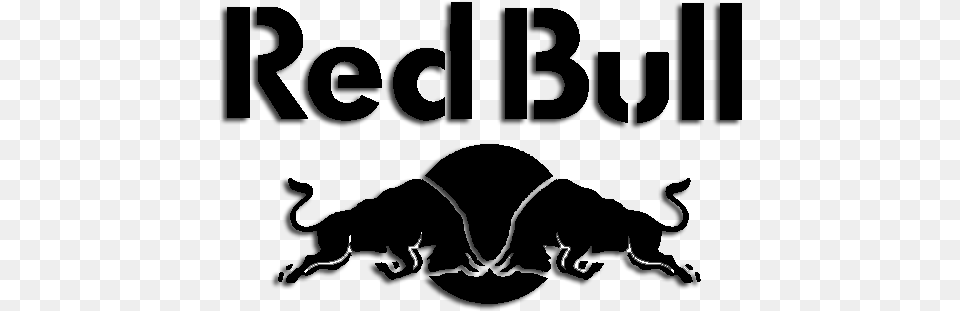 Red Bull Logo Black And White Red Bull Logo Gif, Silhouette, Outdoors, Nature Free Png Download