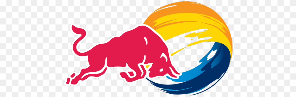 Red Bull Motorsports Logo, Sticker Png Image