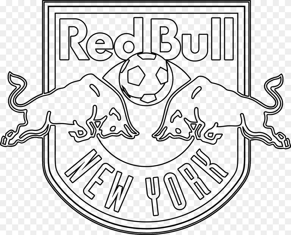 Red Bull New York Red Bulls Logo Svg, Gray Png Image