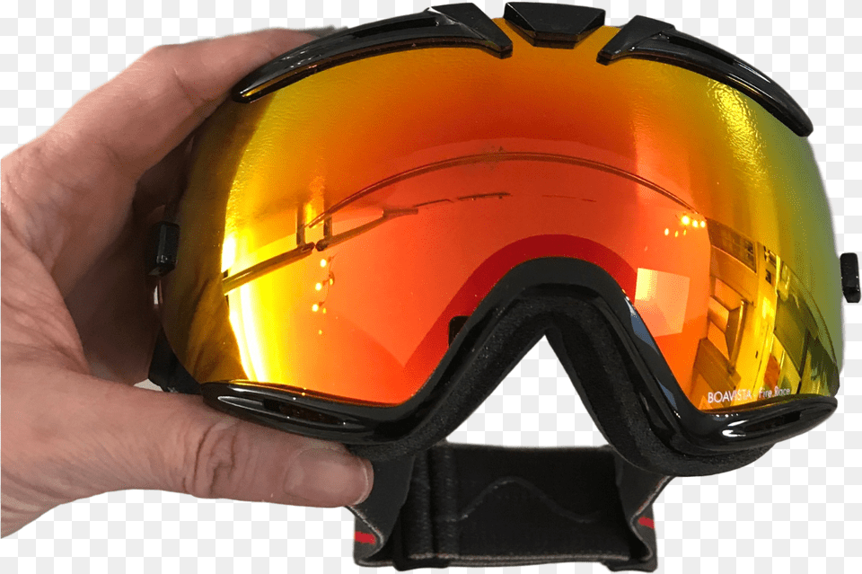 Red Bull Racing Black Ski Goggles Boavista Fire Race Amber, Accessories, Helmet, Crash Helmet Free Png Download
