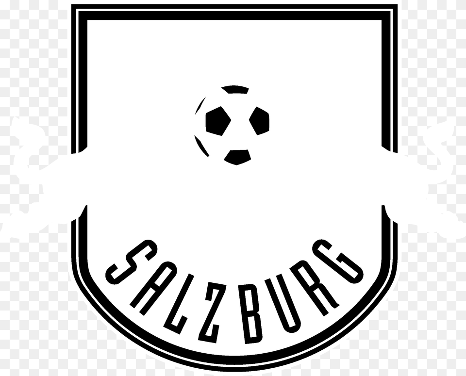 Red Bull Salzburg Logo, Stencil, Emblem, Symbol, Ball Free Transparent Png