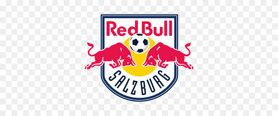 Red Bull Salzburg Logo Transparent, Badge, Symbol, Ball, Football Free Png Download
