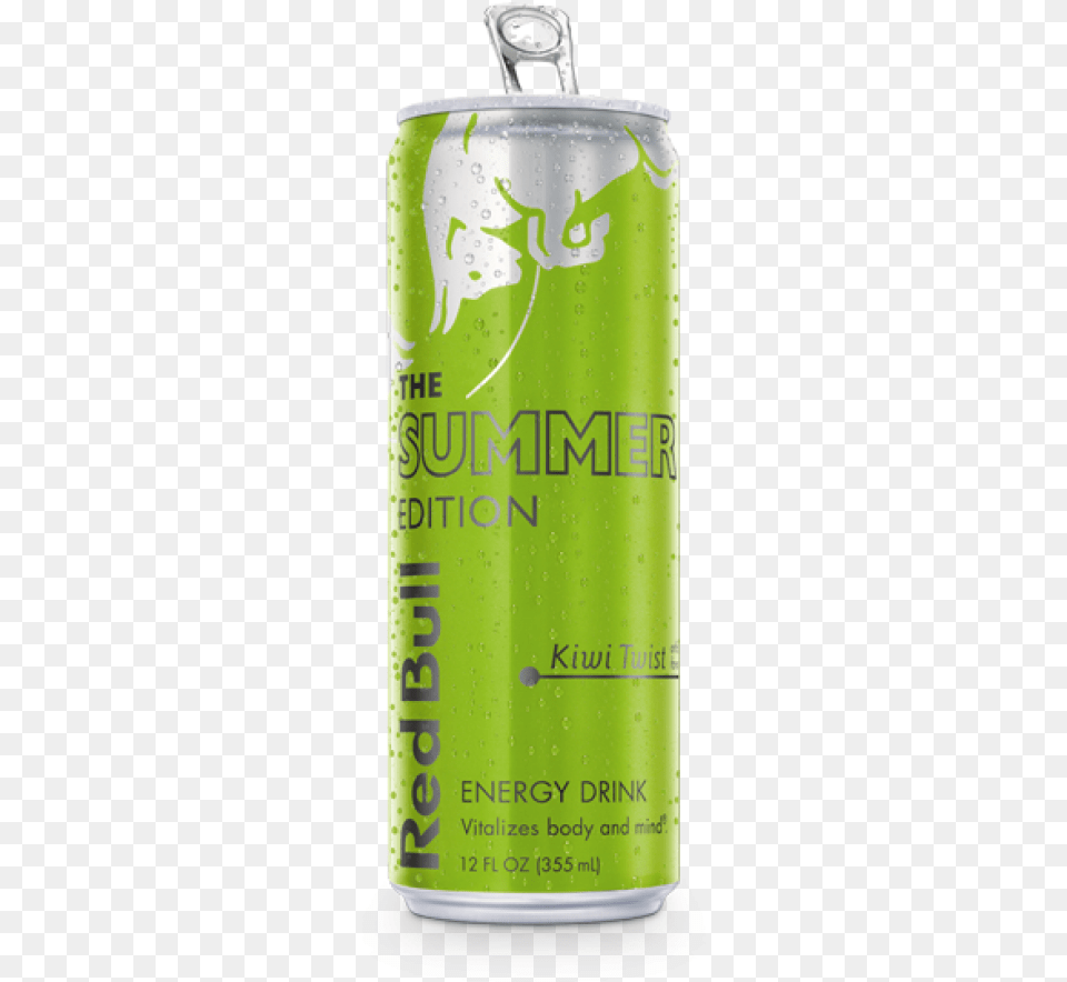 Red Bull Summer Edition 12oz Energy Drink Kiwi Apple Red Bull, Can, Tin Free Png Download