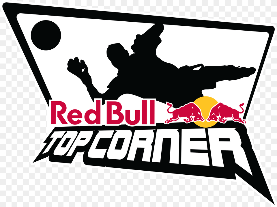 Red Bull Top Corner Graphic Design, Person, Logo, Ball, Handball Png