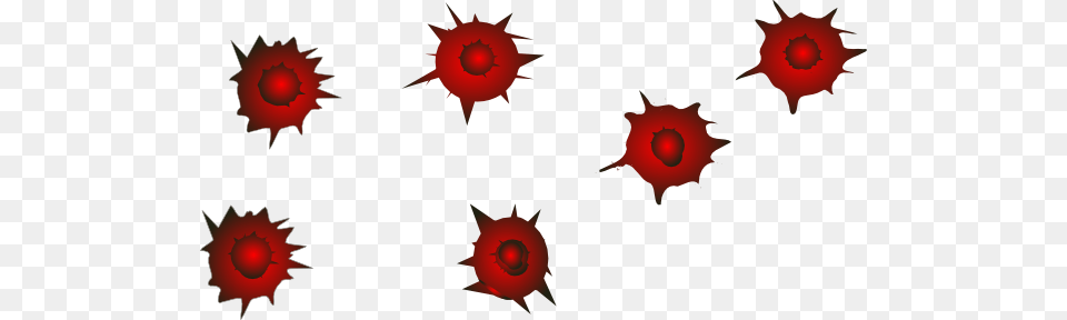 Red Bullet Holes Clip Art For Web, Leaf, Plant, Flower, Rose Free Png