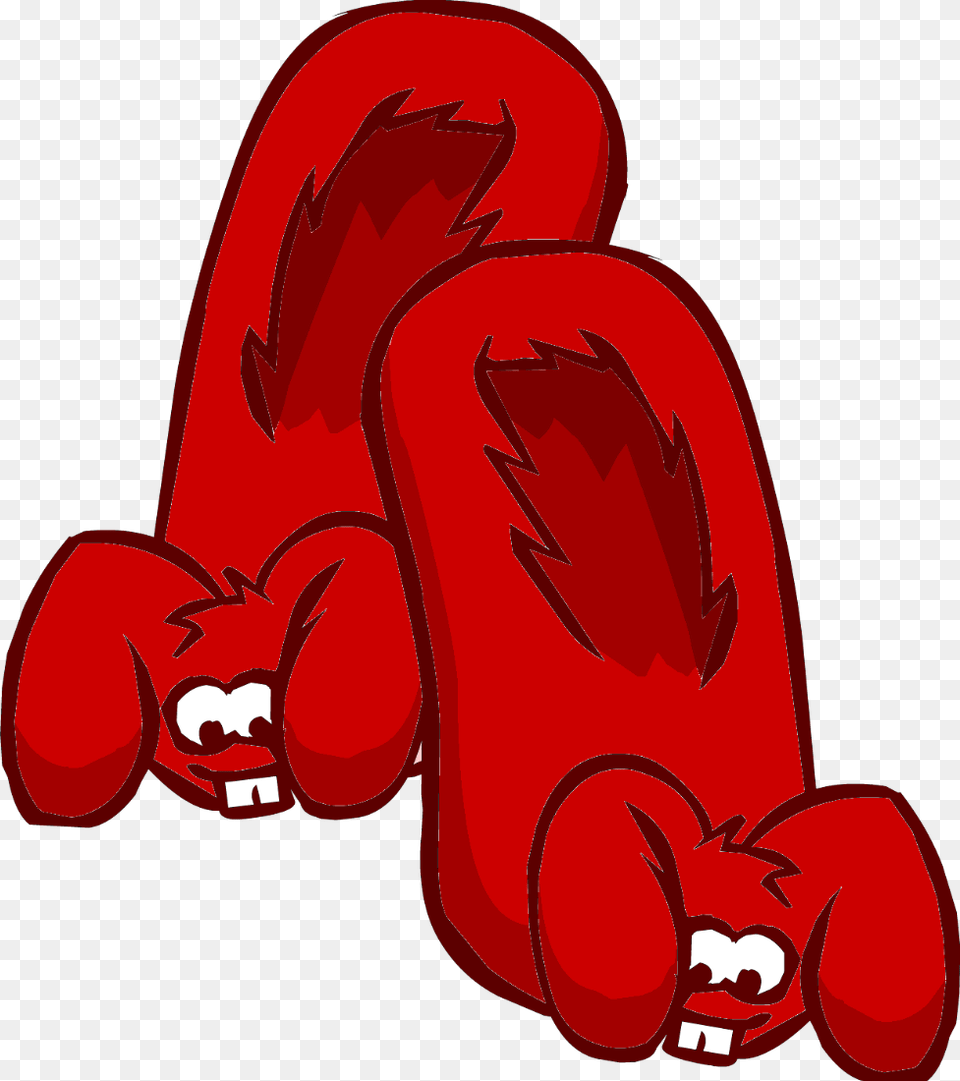 Red Bunny Slippers Bunny Slippers, Clothing, Glove, Dynamite, Weapon Free Png