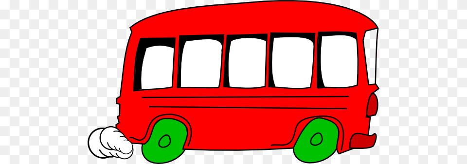 Red Bus Clipart, Transportation, Vehicle, Minibus, Van Free Png