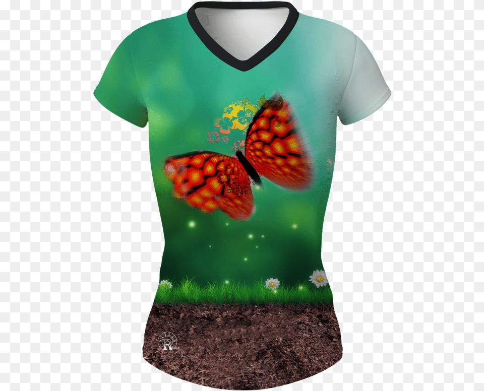 Red Butterfly, Clothing, T-shirt, Person, Shirt Free Transparent Png