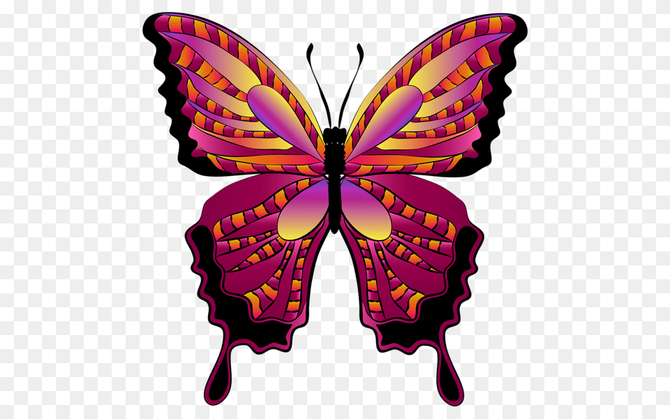 Red Butterfly Clipart, Purple, Art, Graphics, Pattern Free Png
