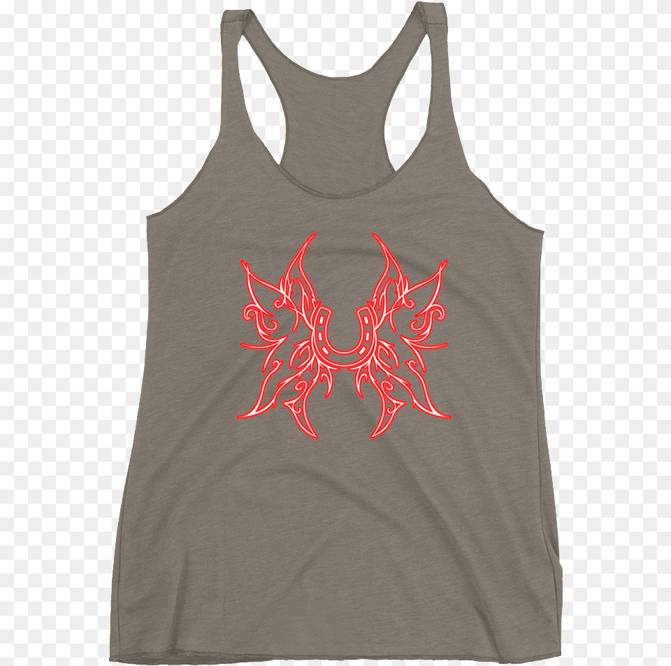 Red Butterfly Horseshoe Tank Aboutthatprint Everything Hurts And I39m Dying Tank, Clothing, Tank Top, Person Free Transparent Png