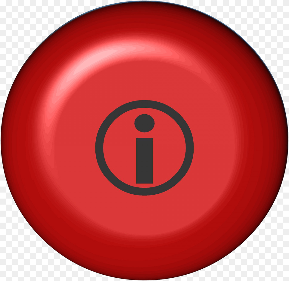 Red Button, Plate, Toy Png Image