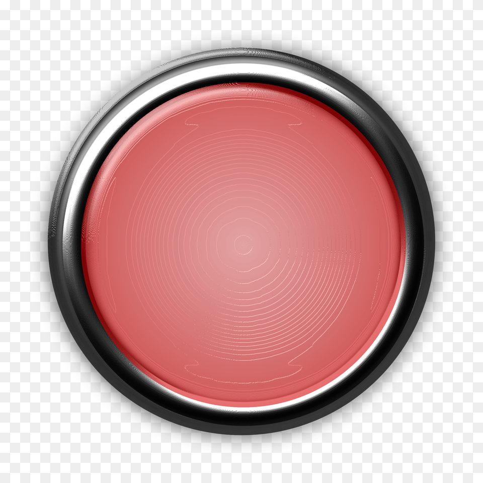 Red Button With Internal Light Icons, Cosmetics, Lipstick, Plate Free Png