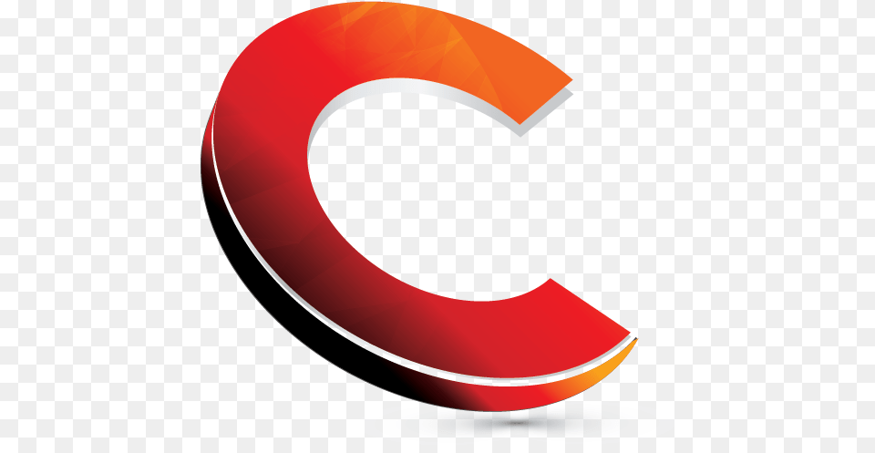 Red C Logo Logo Letter C, Symbol, Text, Number, Clothing Png