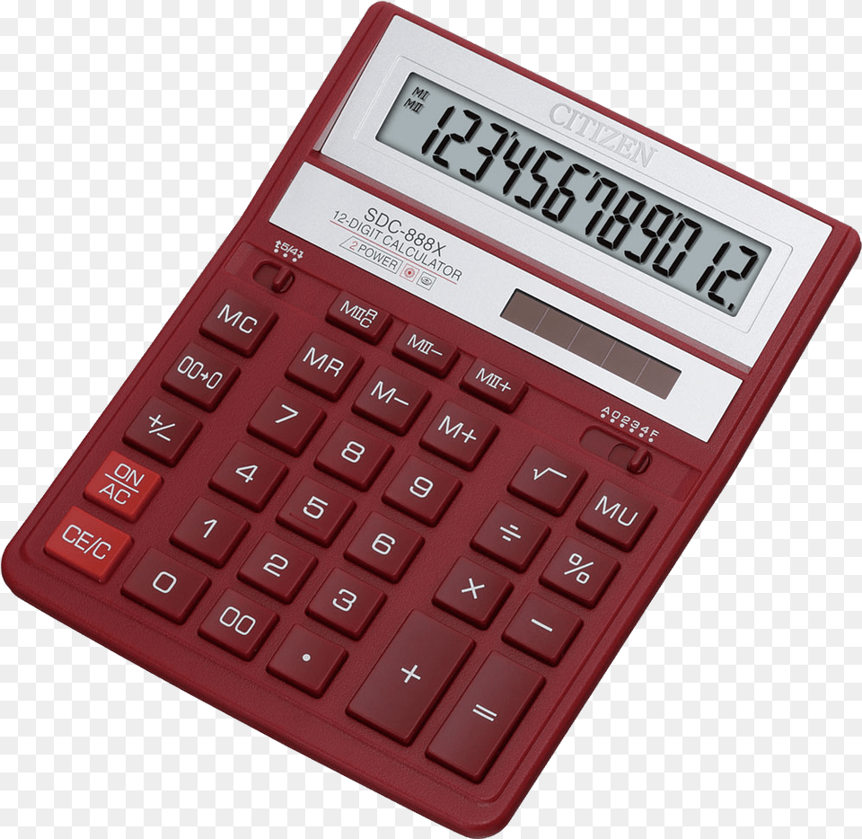 Red Calculator, Electronics, Mobile Phone, Phone Free Transparent Png