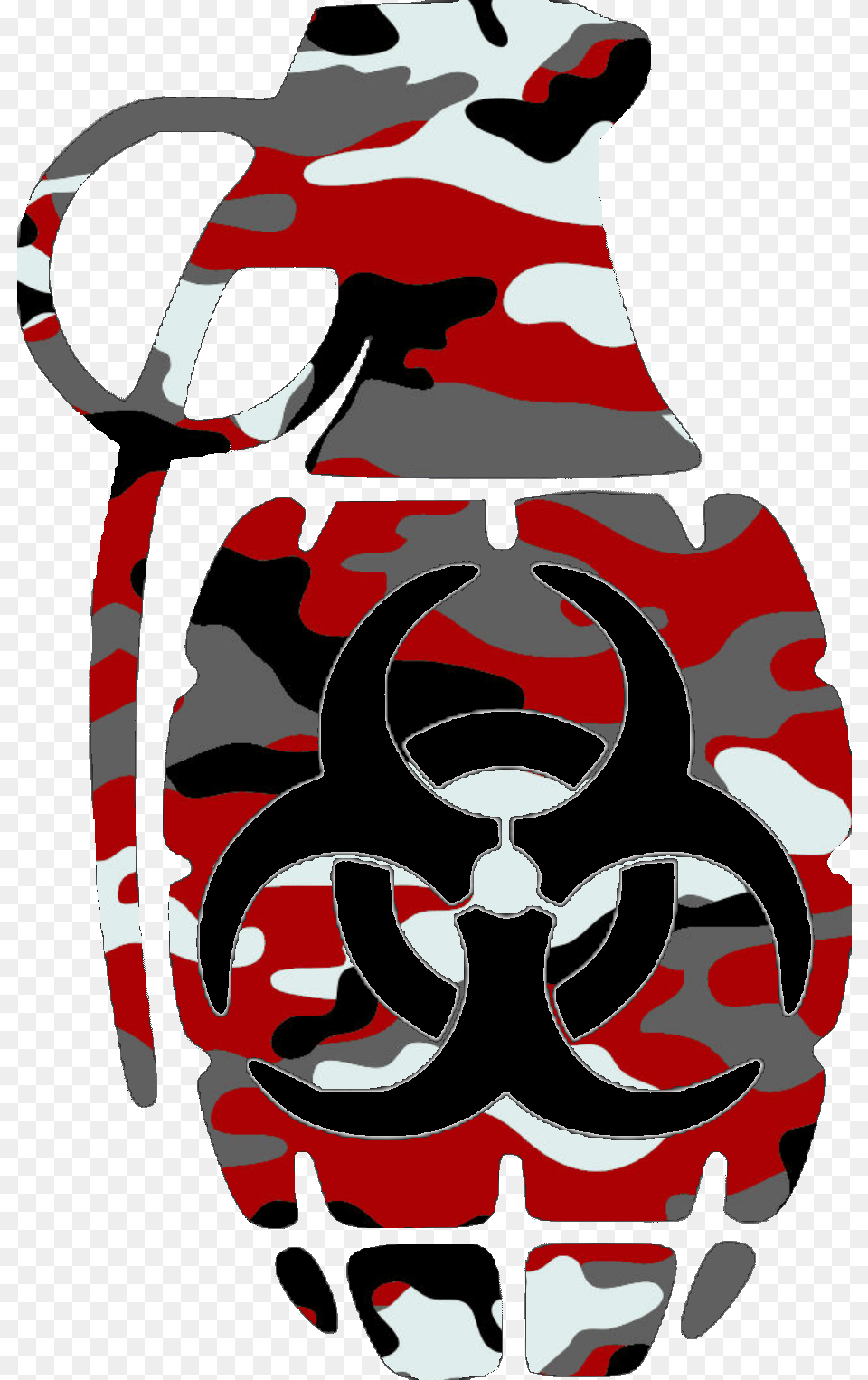 Red Camouflage Grenade Images, Jar, Stencil, Pottery, Baby Free Transparent Png