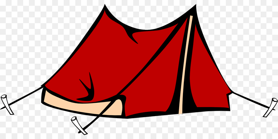 Red Camping Tent Clipart, Leisure Activities, Mountain Tent, Nature, Outdoors Free Png Download