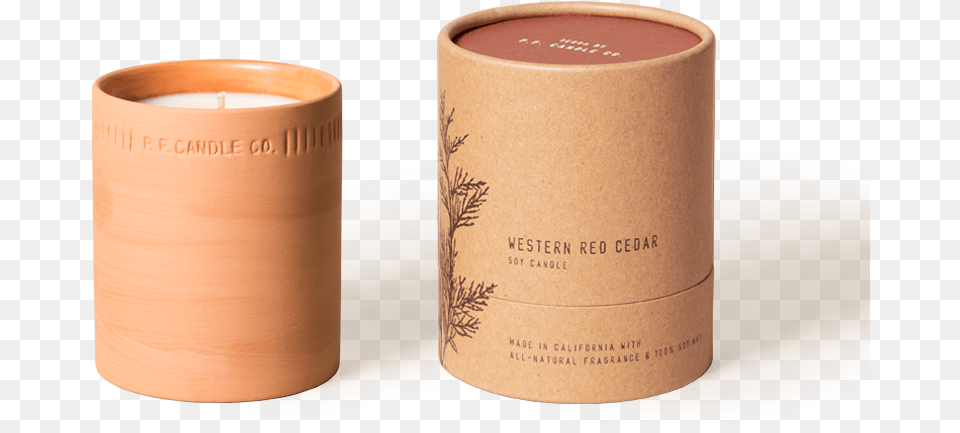 Red Candle, Cylinder, Cup Png Image