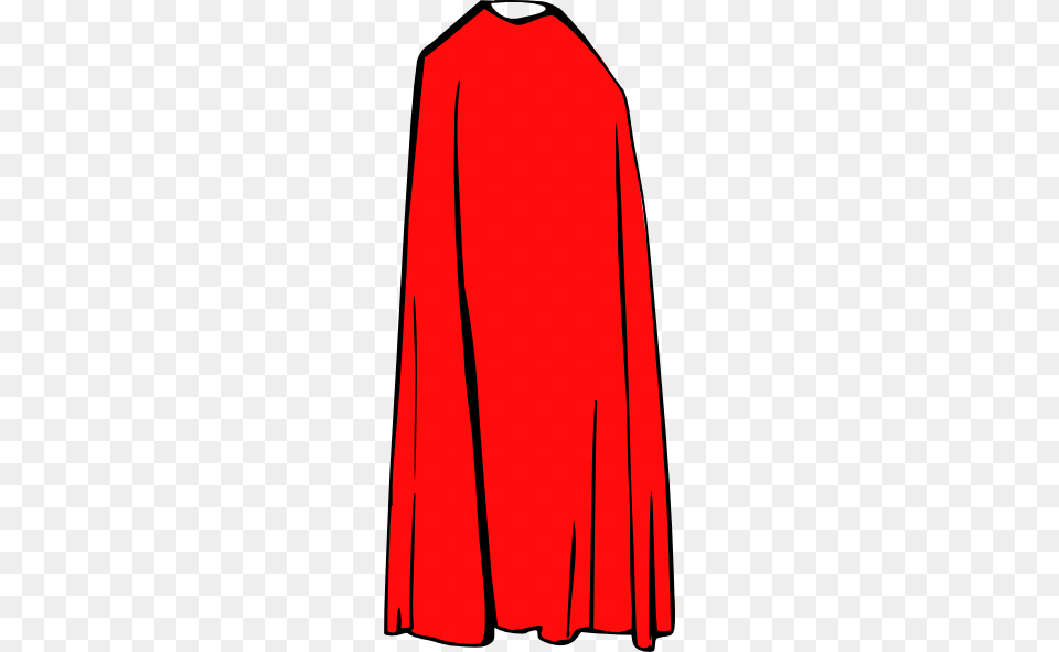 Red Cape Clip Art, Clothing, Long Sleeve, Sleeve, Fashion Free Png Download